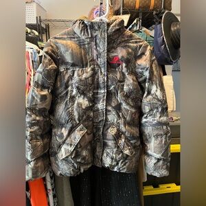 Mossy Oak Camo Breakup Infinity puffy jacket, size M (38-40)